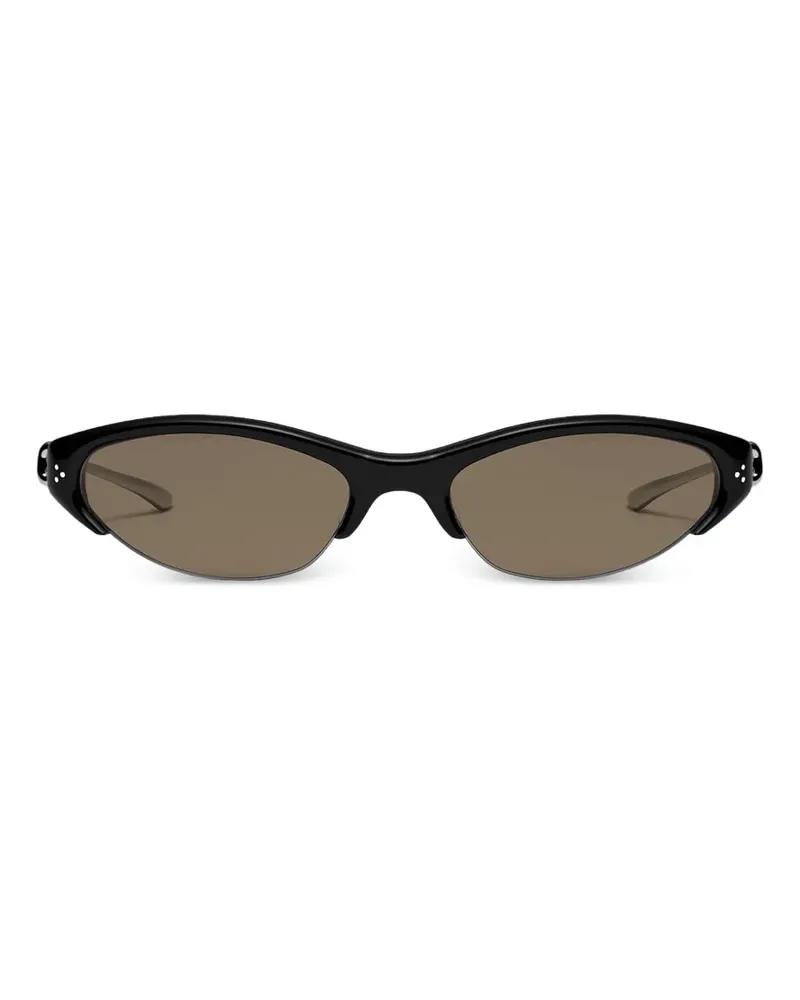 Gentle Monster Tweed 01 Sonnenbrille - Schwarz Schwarz