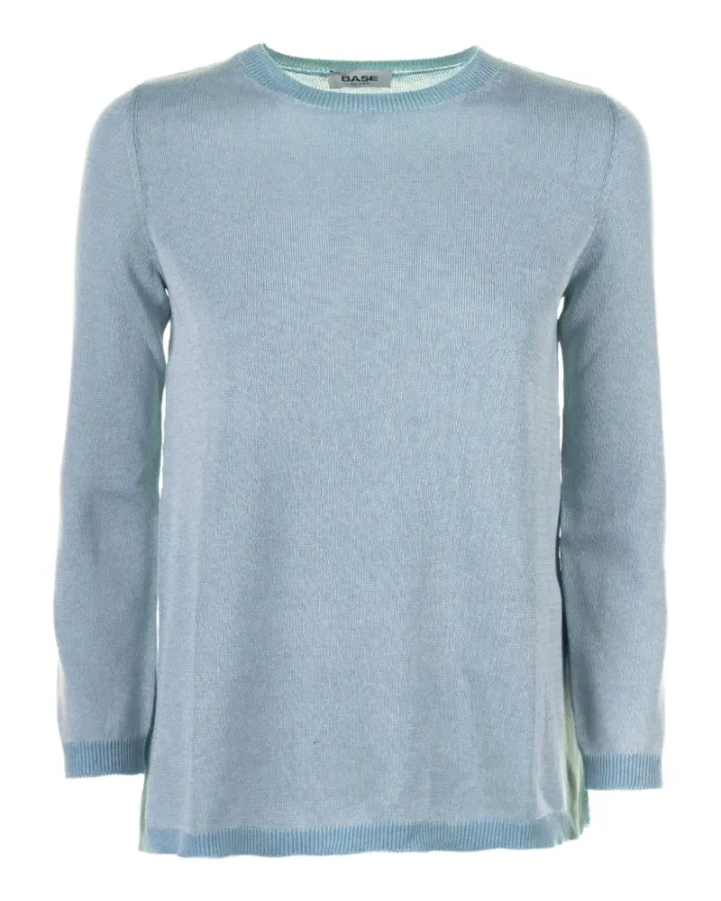 BASE Milano long-sleeved sweater - Blau Blau