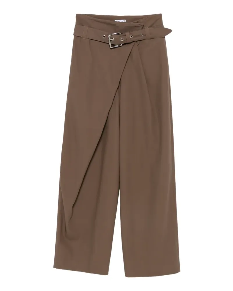 Loewe Gewickelte Hose mit Gürtel - Braun Braun