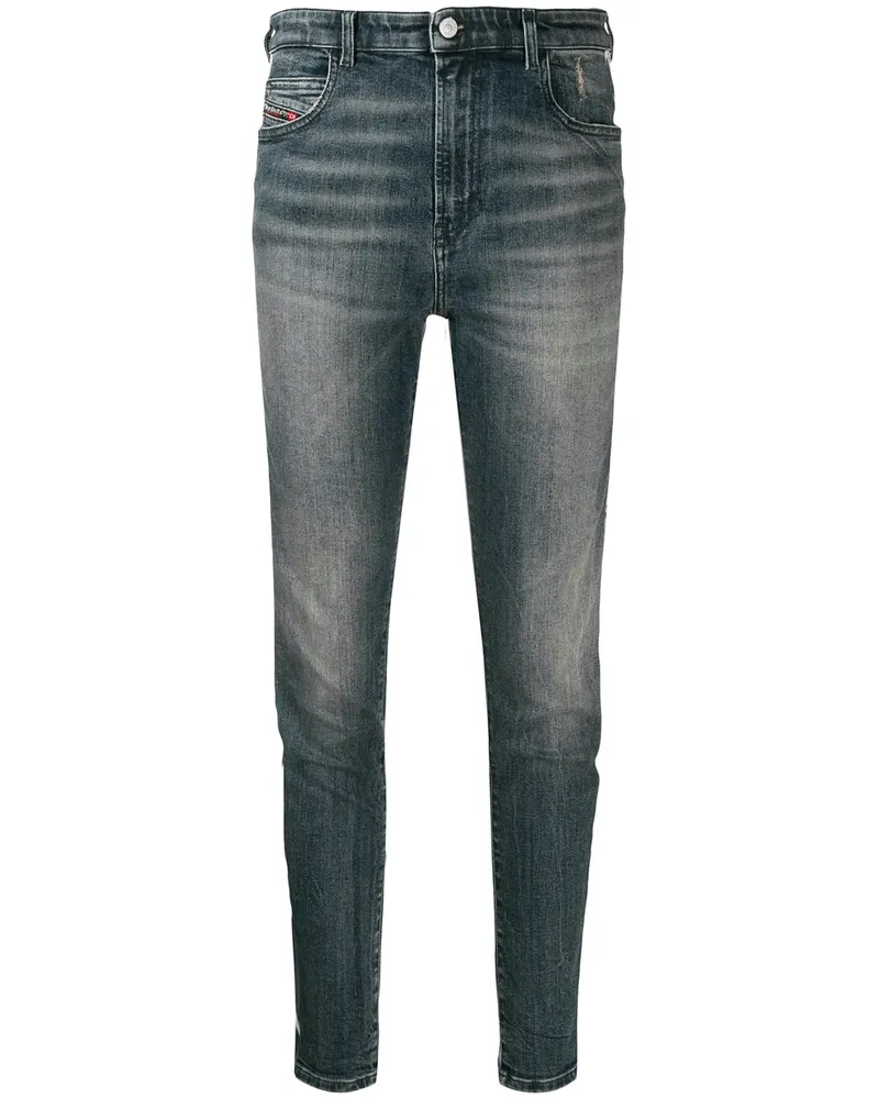 Diesel Ausgeblichene Skinny-Jeans - Blau Blau