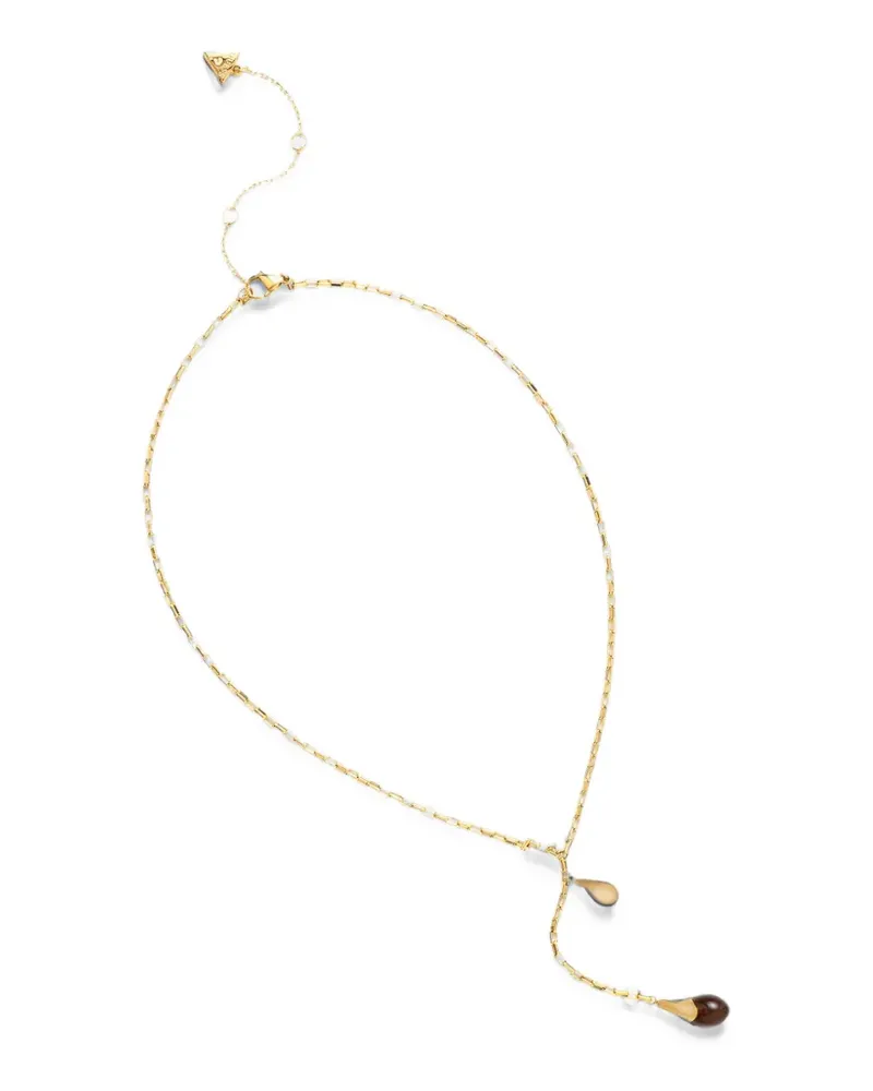 Guess Halskette aus Kettengliedern mit Tropfenanhänger - Gold Gold