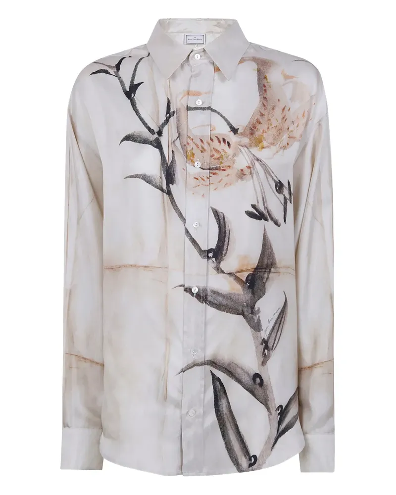Pierre-Louis Mascia floral shirt - Nude Nude