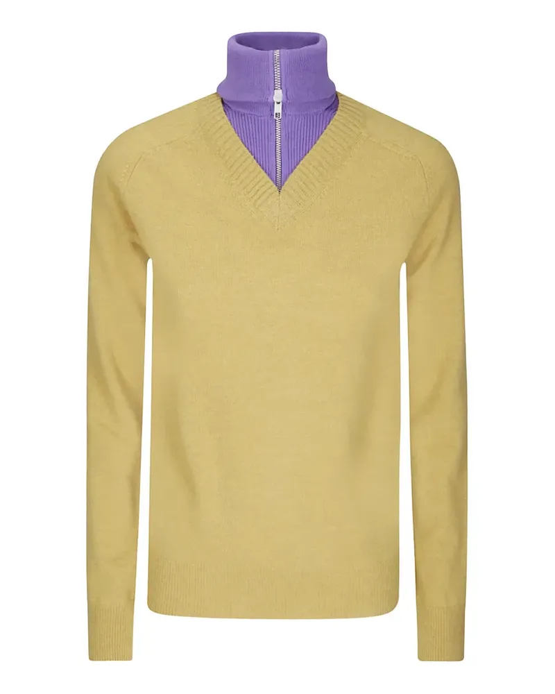 Maison Margiela Pullover im Layering-Look - Nude Nude
