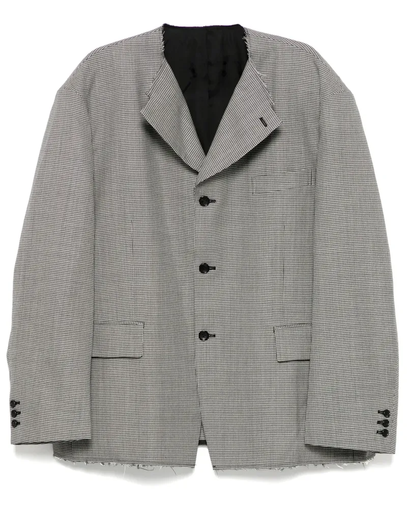Comme des Garçons Einreihiges Sakko - Schwarz Schwarz