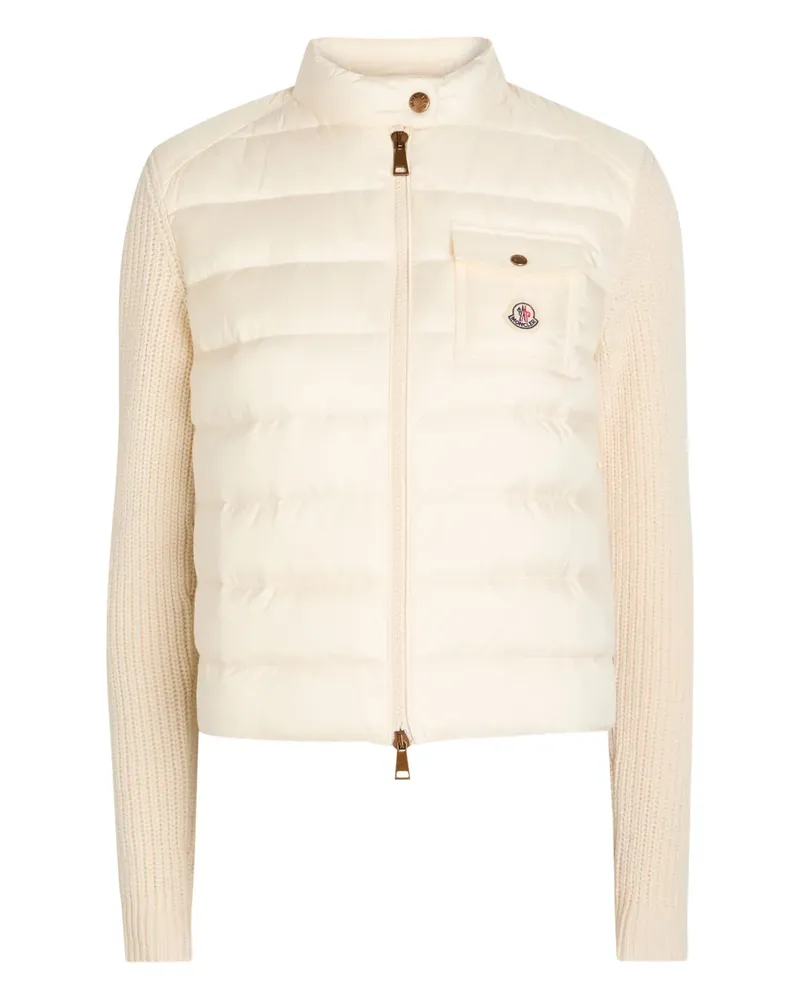 Moncler Wattierter Cardigan - Nude Nude