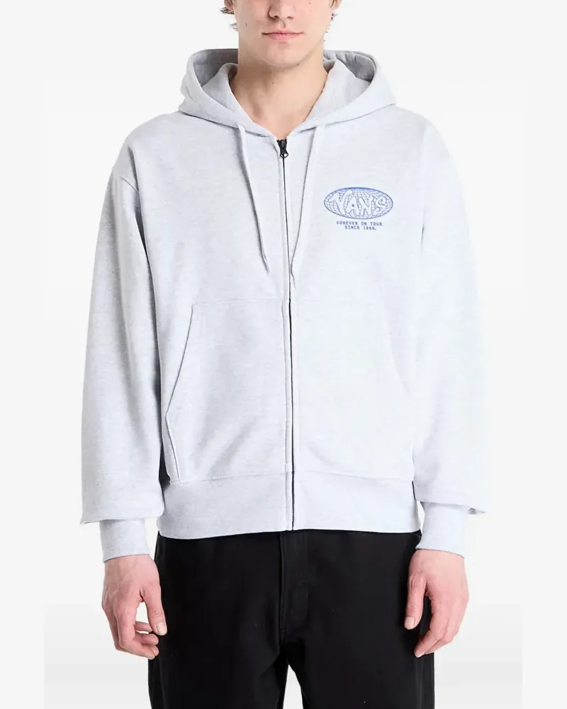 Vans World Tour zip-up hoodie - Grau Grau