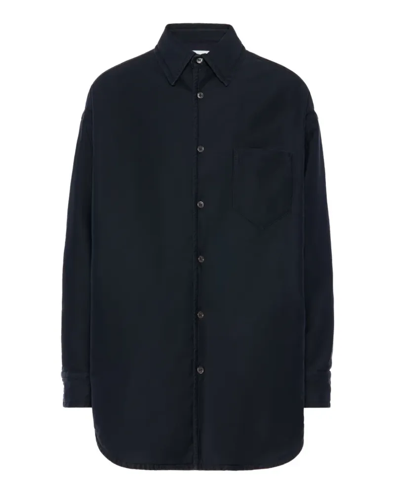 Maison Margiela pocket long-sleeved shirt - Blau Blau