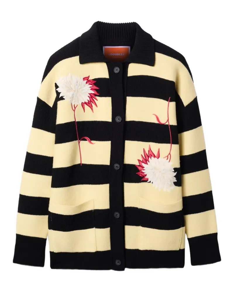 La DoubleJ Derby Cardigan - Schwarz Schwarz