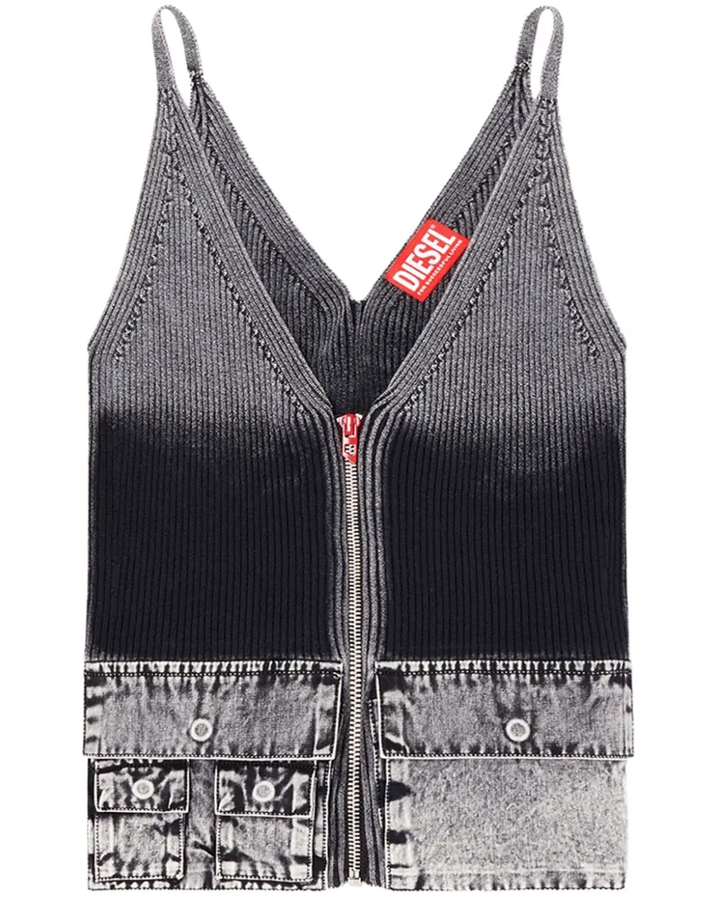 Diesel M-Melly Oberteil - Grau Grau