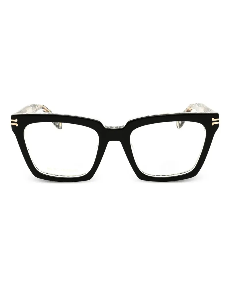 Marc Jacobs Brille mit eckigem Gestell - Schwarz Schwarz