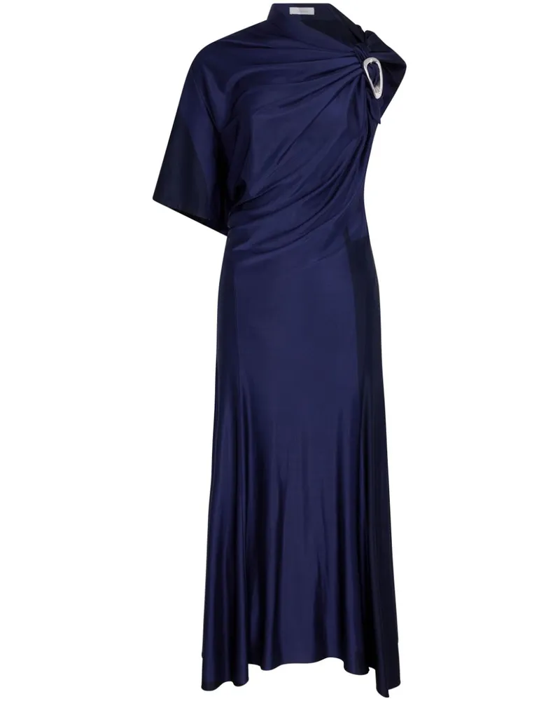 Paco Rabanne Drapiertes Midikleid - Blau Blau