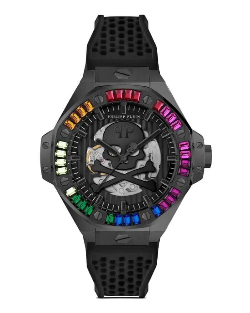 Philipp Plein keleton Royal 46mm - Schwarz Schwarz