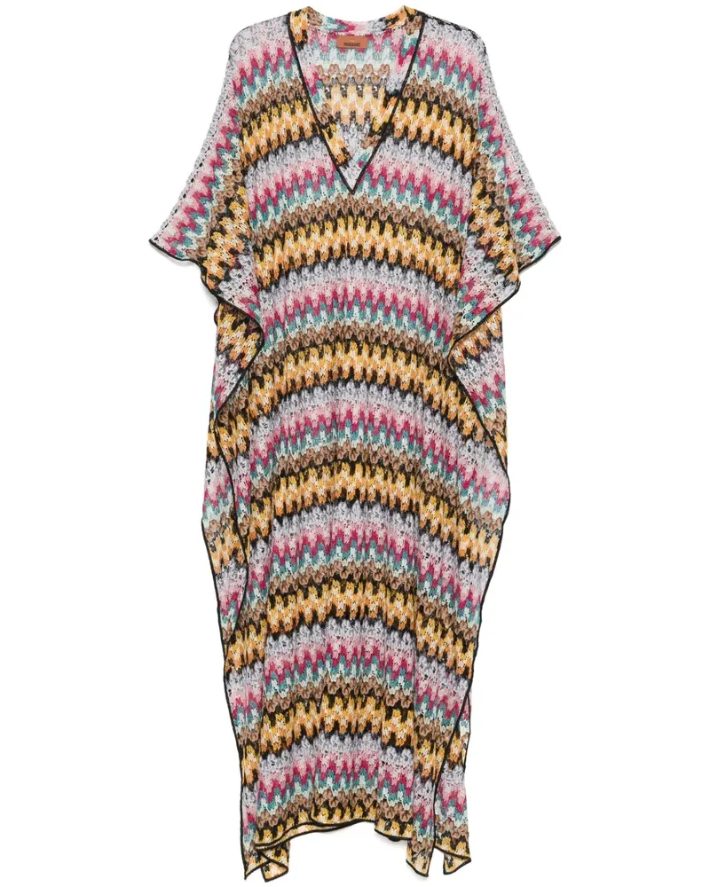 Missoni Kaftan aus Lamé - Schwarz Schwarz