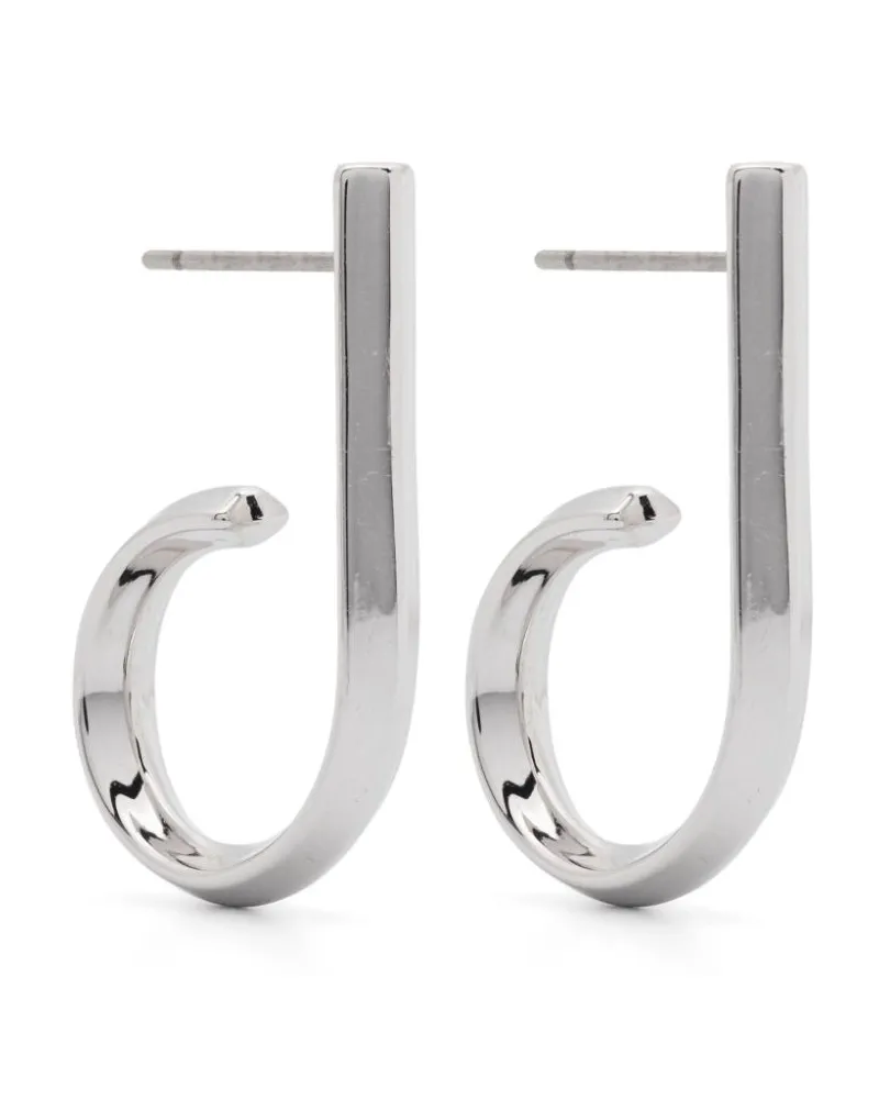 Eddie Borgo Curled earrings - Silber Silber