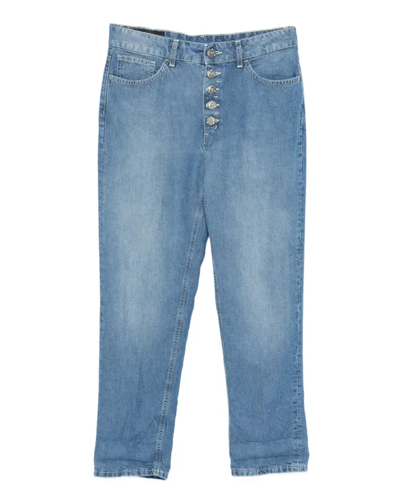 Dondup Jeans mit Gürtelschlaufe - Blau Blau