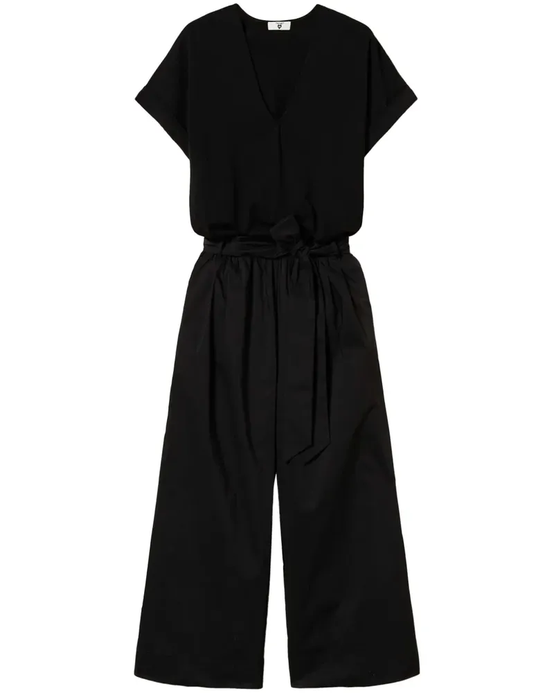 Twin-Set Gestrickter Jumpsuit - Schwarz Schwarz