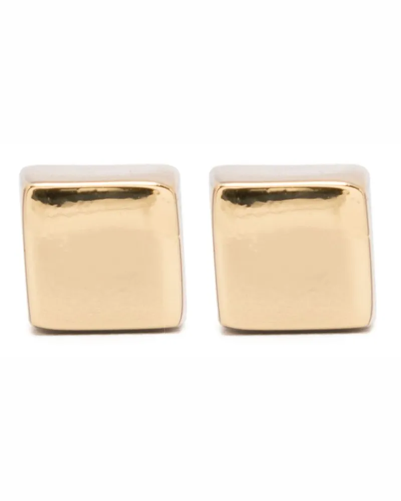 Eddie Borgo mini Cube earrings - Gold Gold