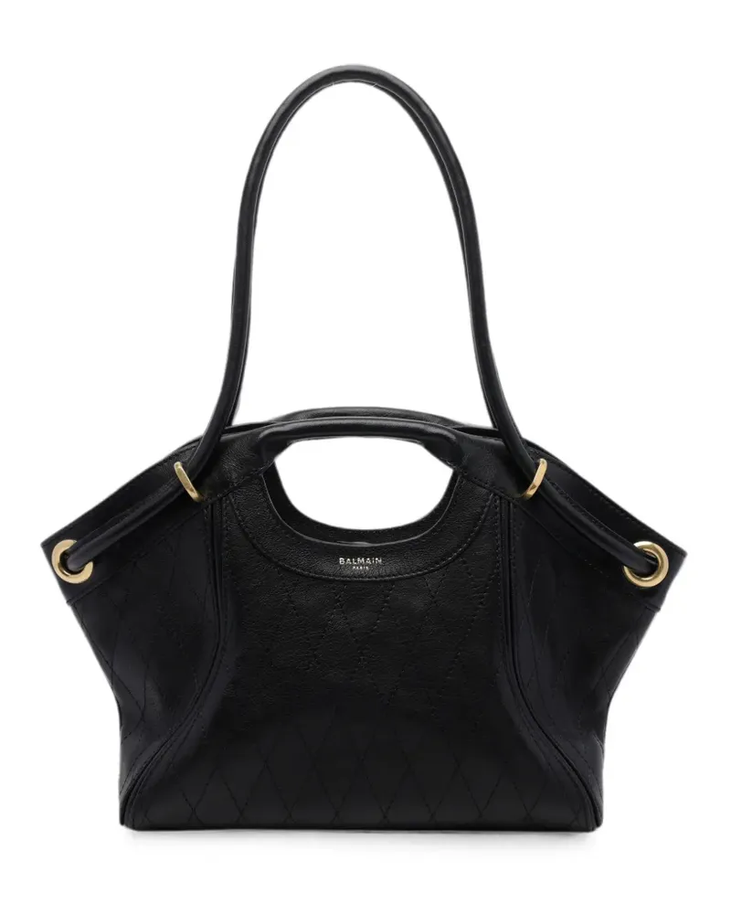Balmain medium quilted tote bag - Schwarz Schwarz
