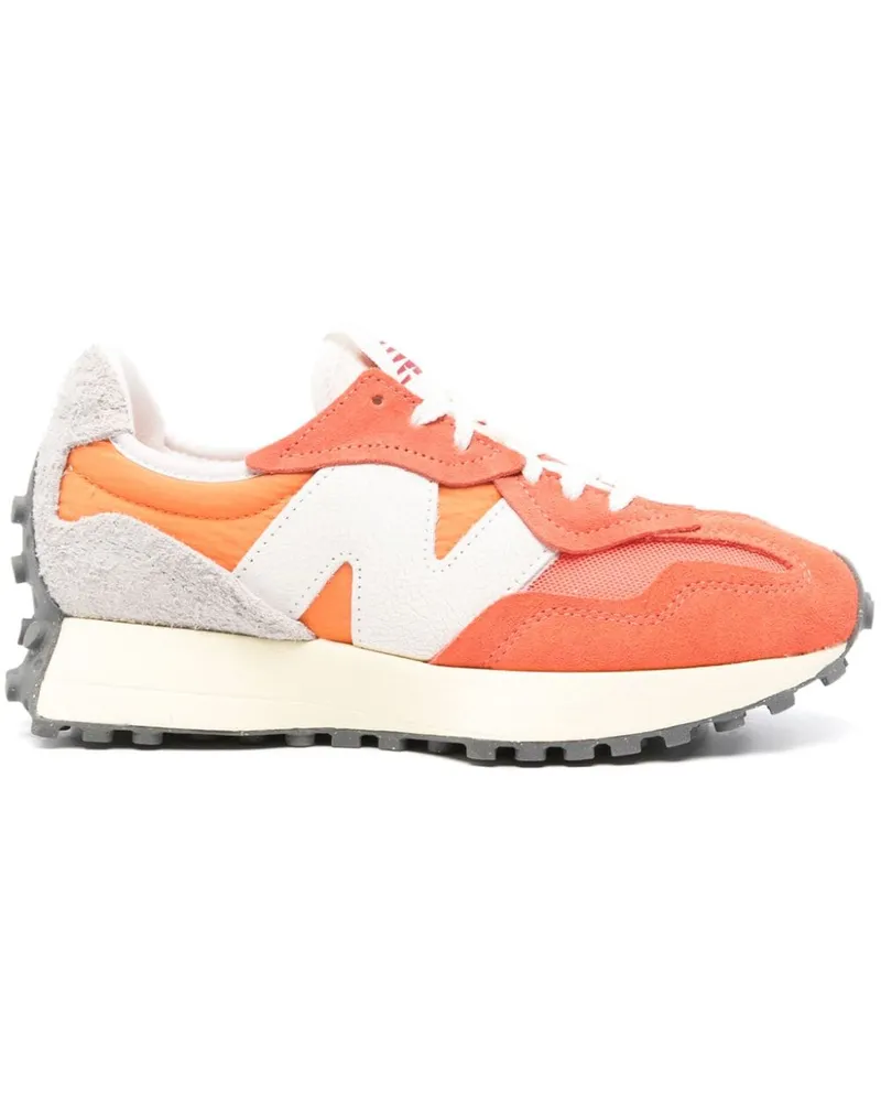 New Balance 327 Sneakers aus Wildleder Orange