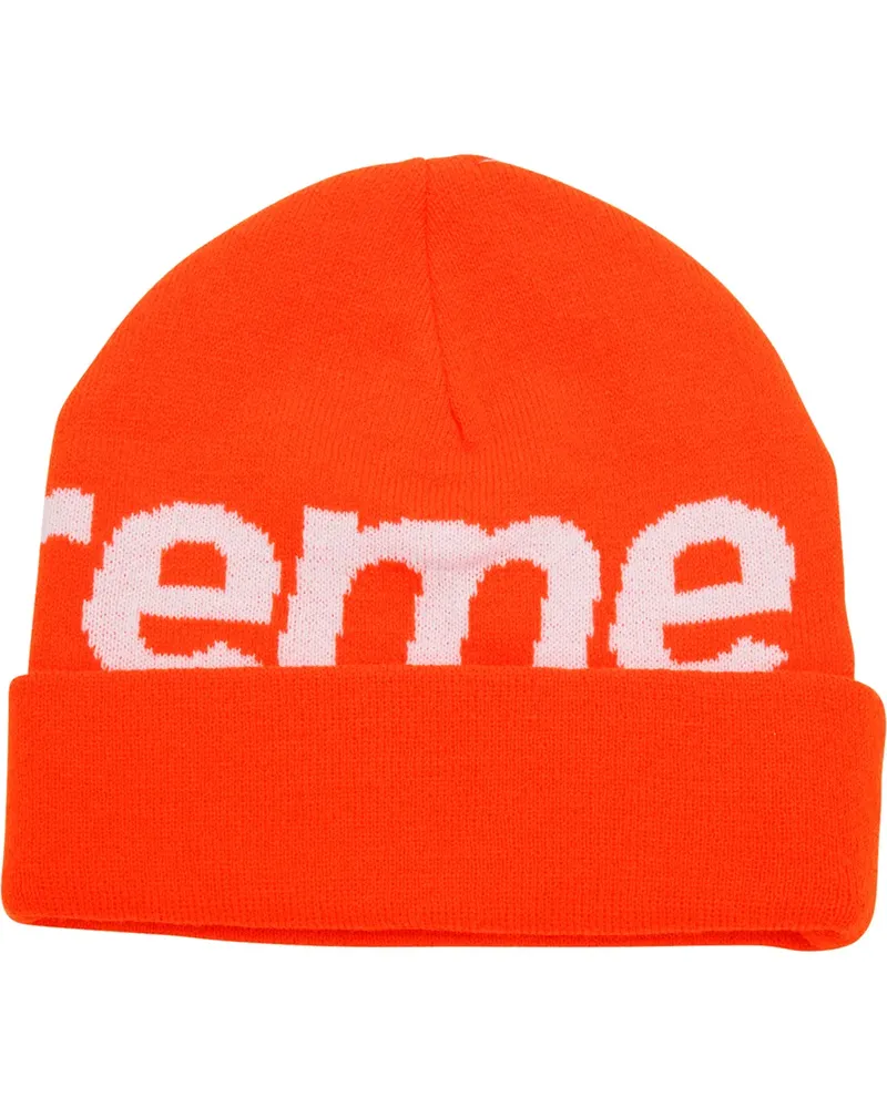 Supreme Being Mütze mit Oversized-Logo - Orange Orange
