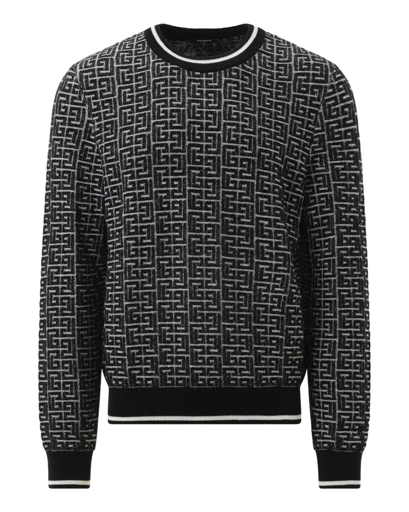 Balmain 3D Monogram Vanise sweater - Weiß Weiß