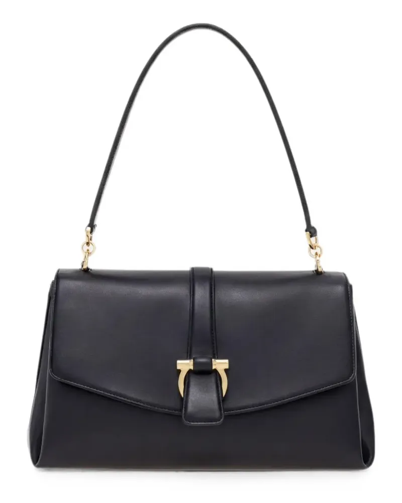 Ferragamo Kleine Schultertasche - Schwarz Schwarz