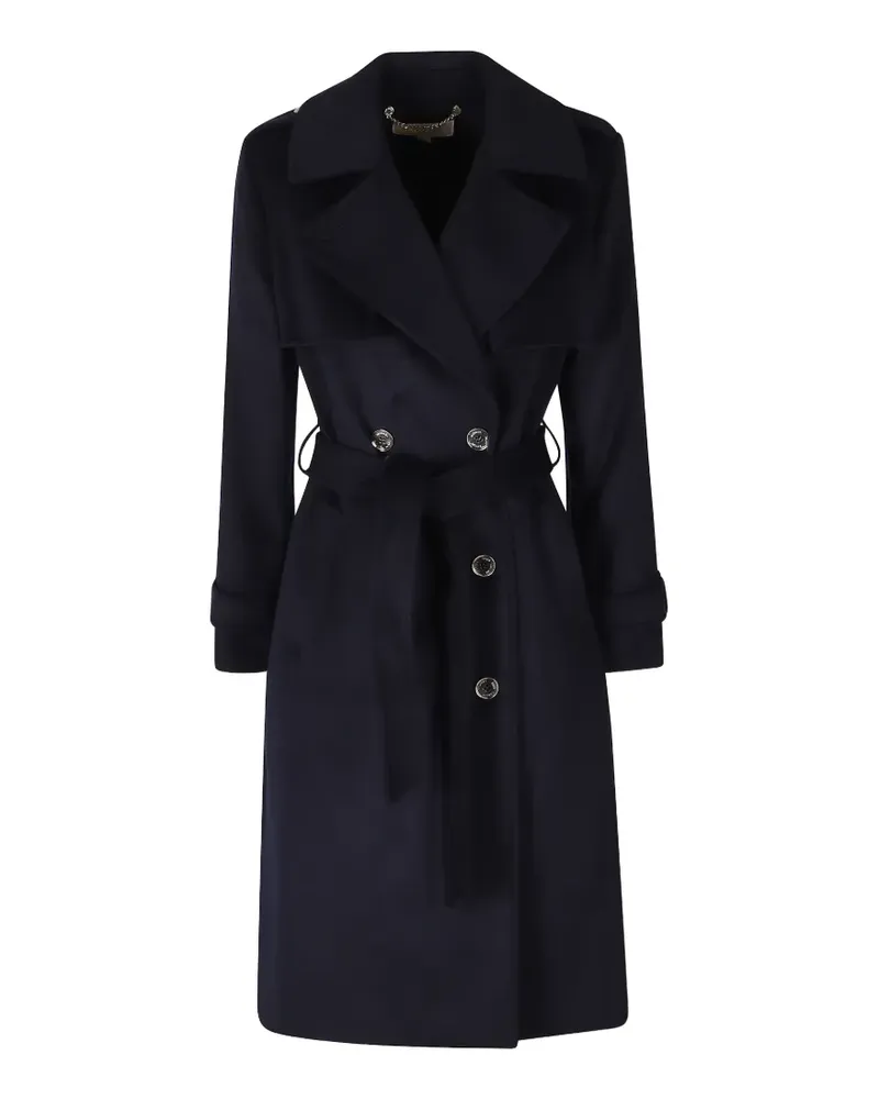Michael Kors double-breasted belted trench coat - Blau Blau