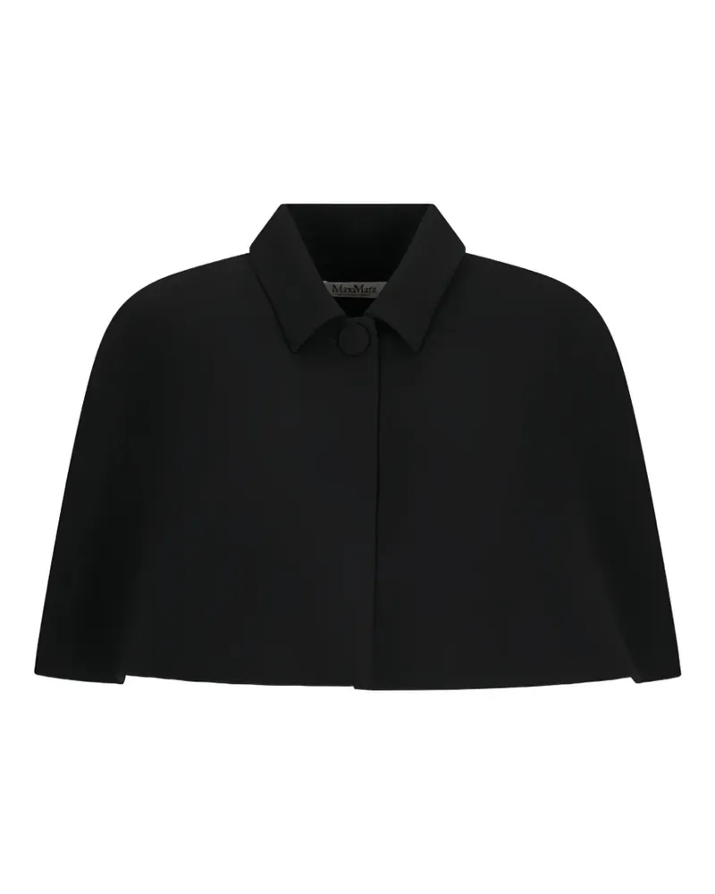 Max Mara buttoned cape - Schwarz Schwarz