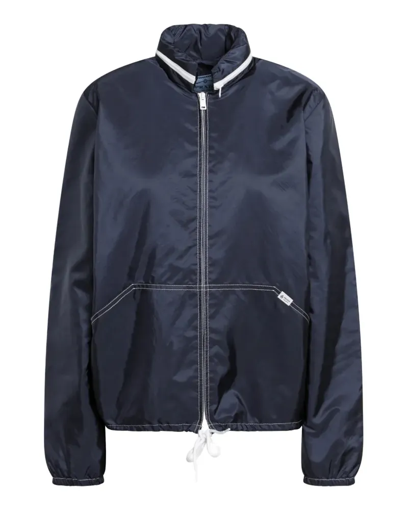 Prada Jacke mit Kontrastnähten - Blau Blau