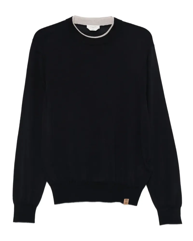 Jacob Cohën T-Shirt mit rundem Ausschnitt - Blau Blau