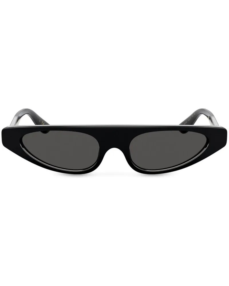 Dolce & Gabbana Re-Edition DNA Cat-Eye-Sonnenbrille - Schwarz Schwarz