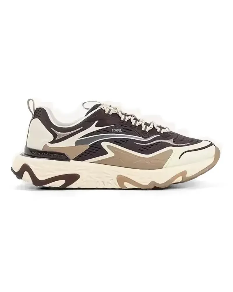 Karl Lagerfeld Sneakers mit Schnürung - Braun Braun