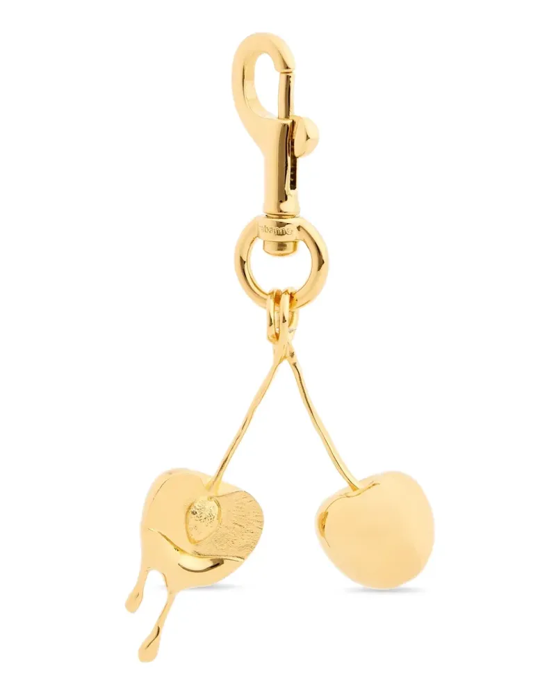 Paco Rabanne Taschenanhänger mit Kirsch-Design - Gold Gold