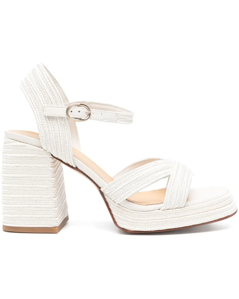 Castañer Vale Sandalen 10mm - Weiß Weiß
