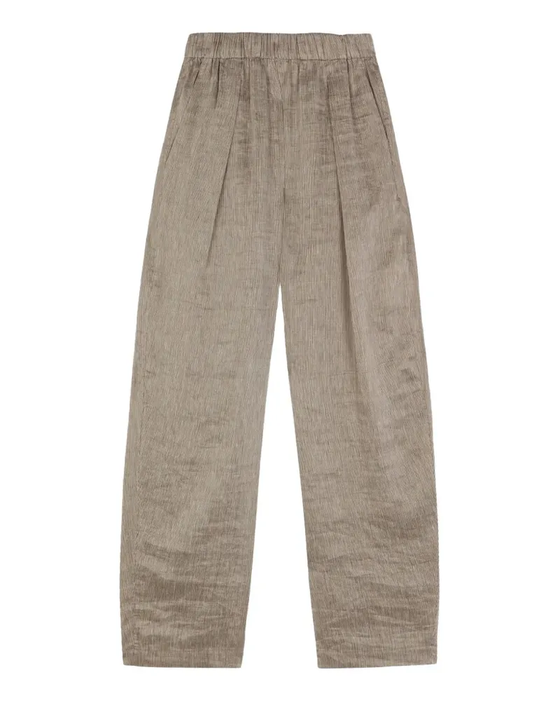 Cortana Aria pleated trousers - Nude Nude