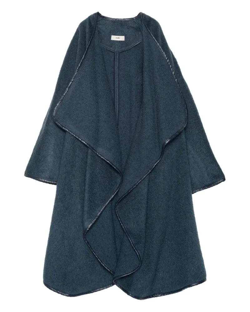Muller of Yoshiokubo trimmed coat - Blau Blau