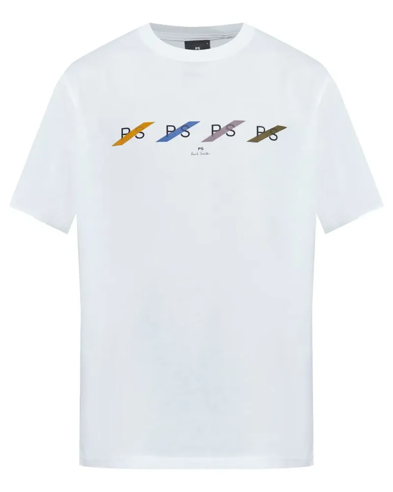 Paul Smith Row Multi T-Shirt - Weiß Weiß