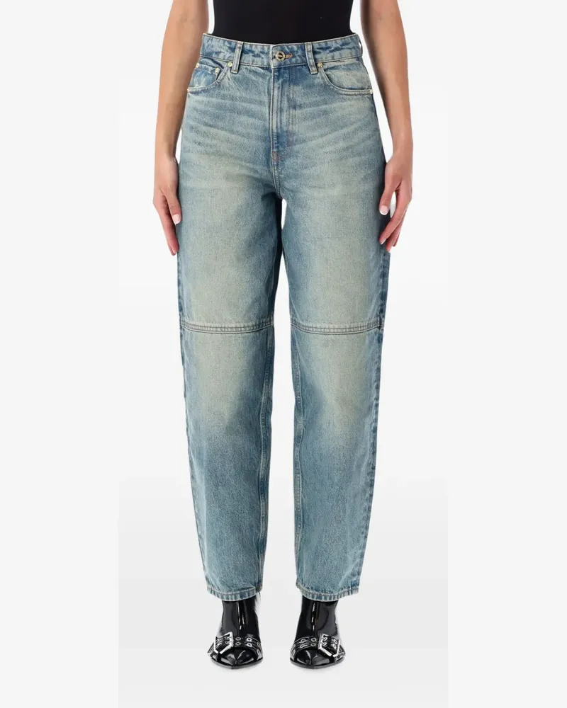 Ganni Stary jeans in tint rigid denim - Blau Blau