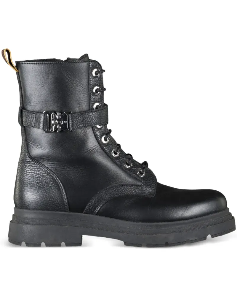 MOORER Lavinia Schnürstiefel - Schwarz Schwarz