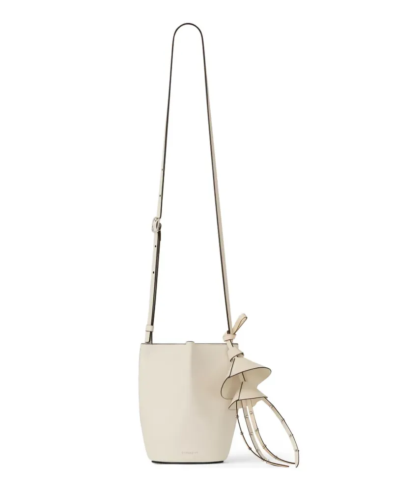 Givenchy Nano Snap Beuteltasche aus strukturiertem Leder - Nude Nude