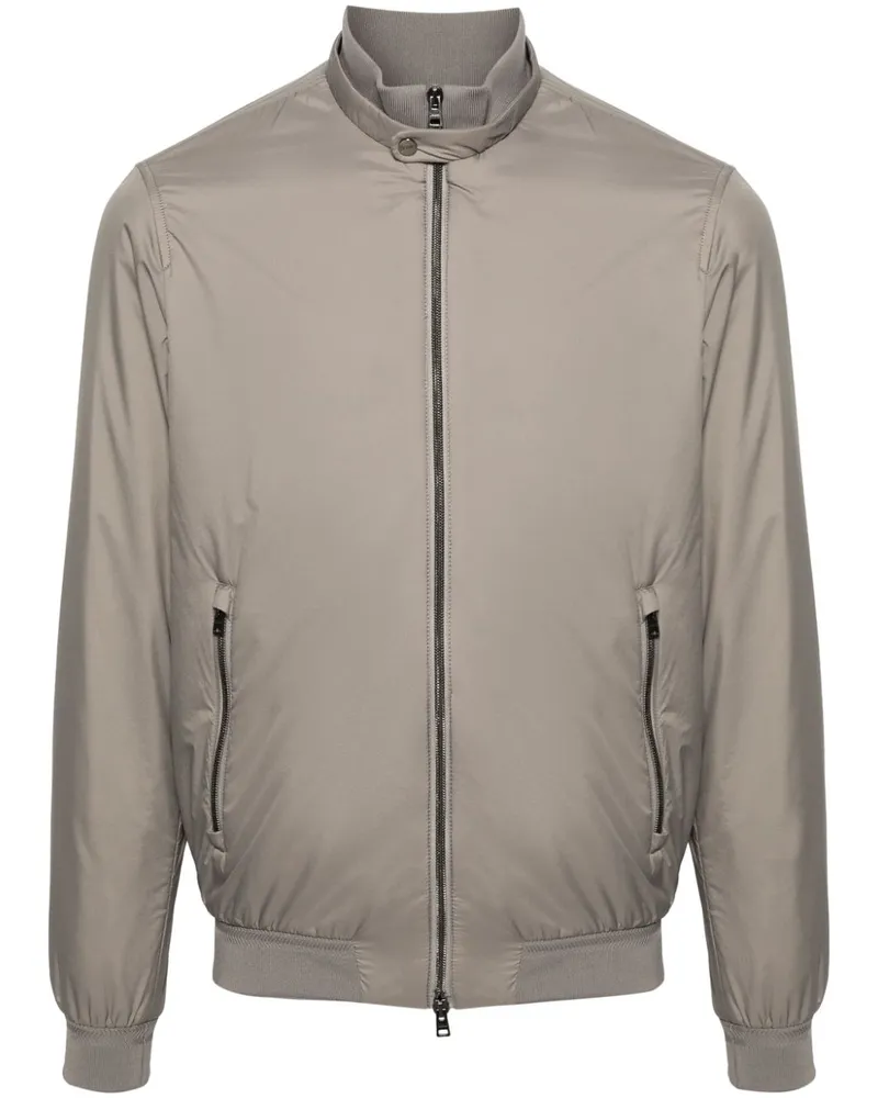 Herno Ecoage Bomberjacke mit Stehkragen - Grau Grau