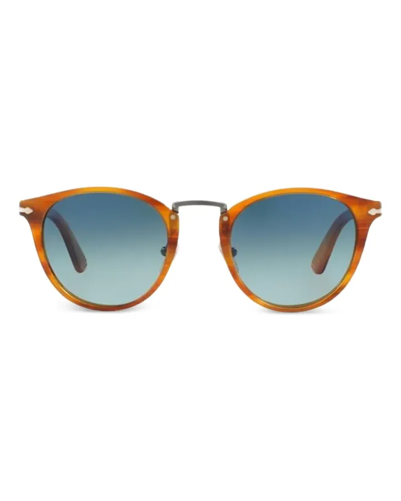 Persol Ovale Sonnenbrille - Braun Braun