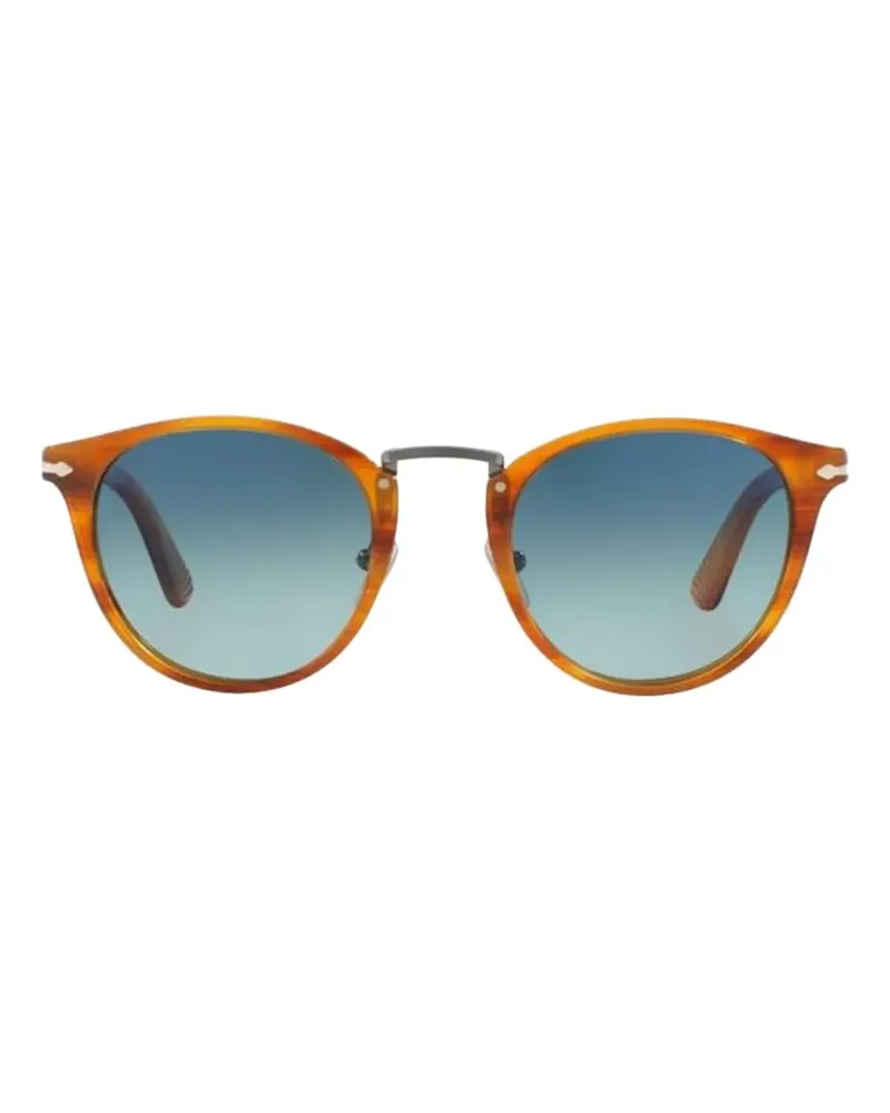 Persol Ovale Sonnenbrille - Braun Braun