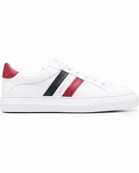 Moncler Sneakers mit Streifen Weiß