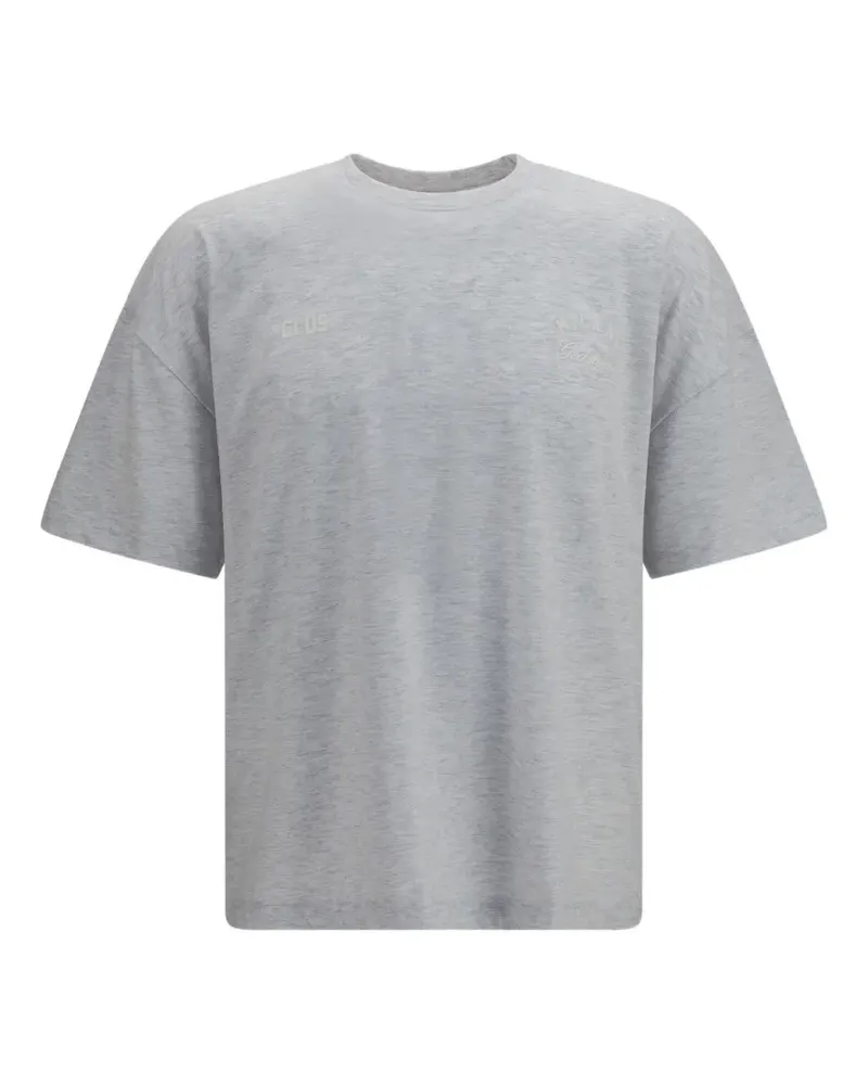 GCDS T-Shirt mit Logo-Print - Grau Grau