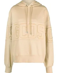 GCDS Hoodie mit Logo Nude