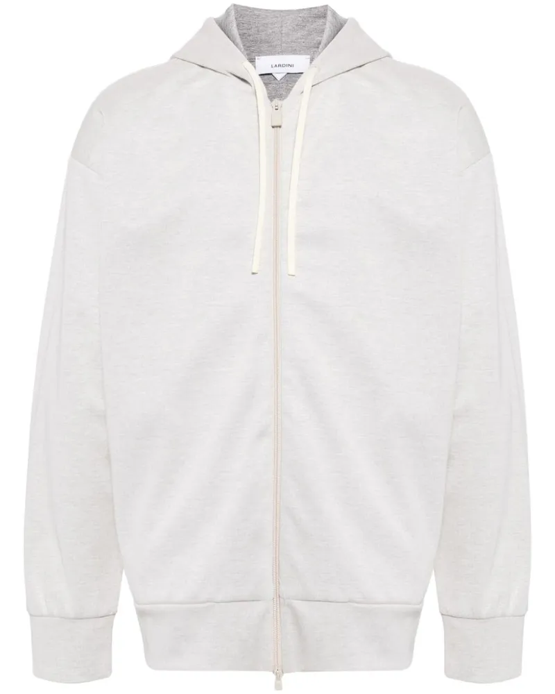 LARDINI Kapuzenjacke mit Reißverschluss - Weiß Weiß