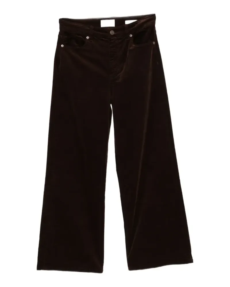 Frame Denim The Swing Hose aus Cord mit Gürtelschlaufen - Braun Braun