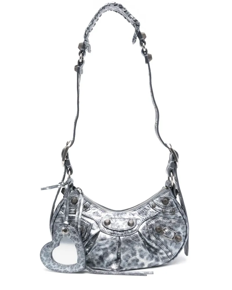 Balenciaga Le Cagole XS Schultertasche - Grau Grau