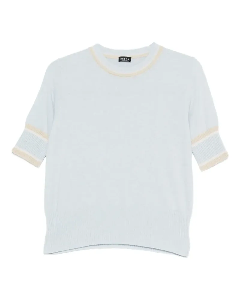 NEERA trim sweater - Blau Blau